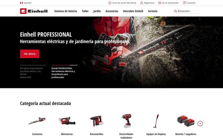Screenshot of einhell.pe