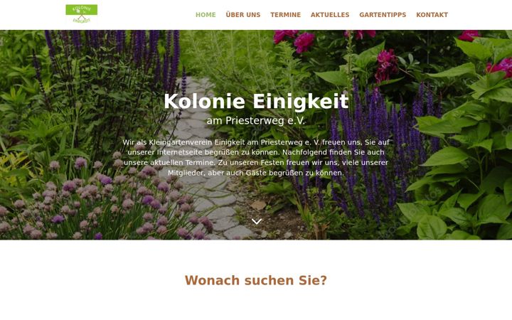 Screenshot του einigkeit-am-priesterweg.de