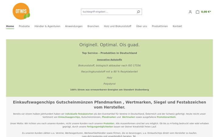 Screenshot of einkaufchip.de