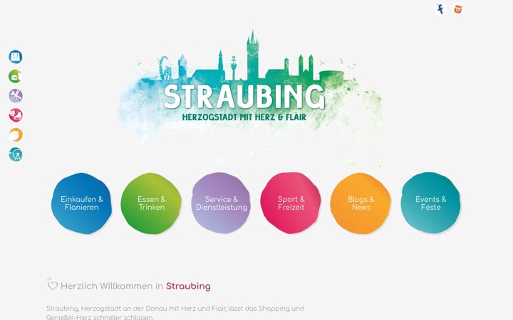 Screenshot of einkaufen-in-straubing.de