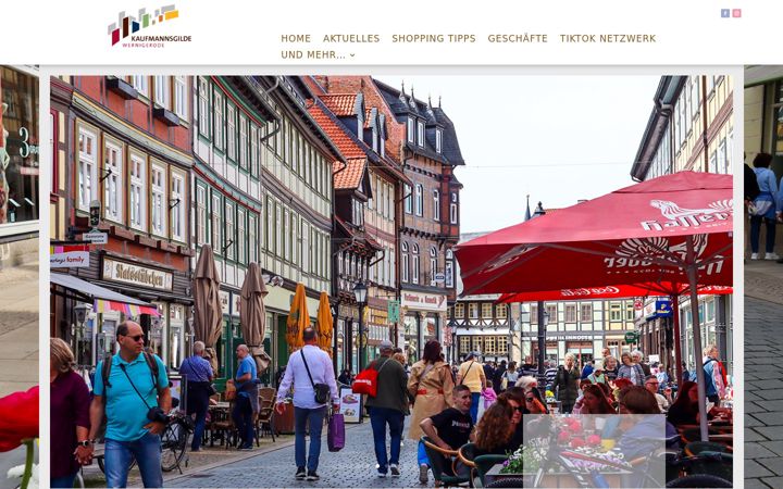 Skærmbillede af einkaufen-wernigerode.de