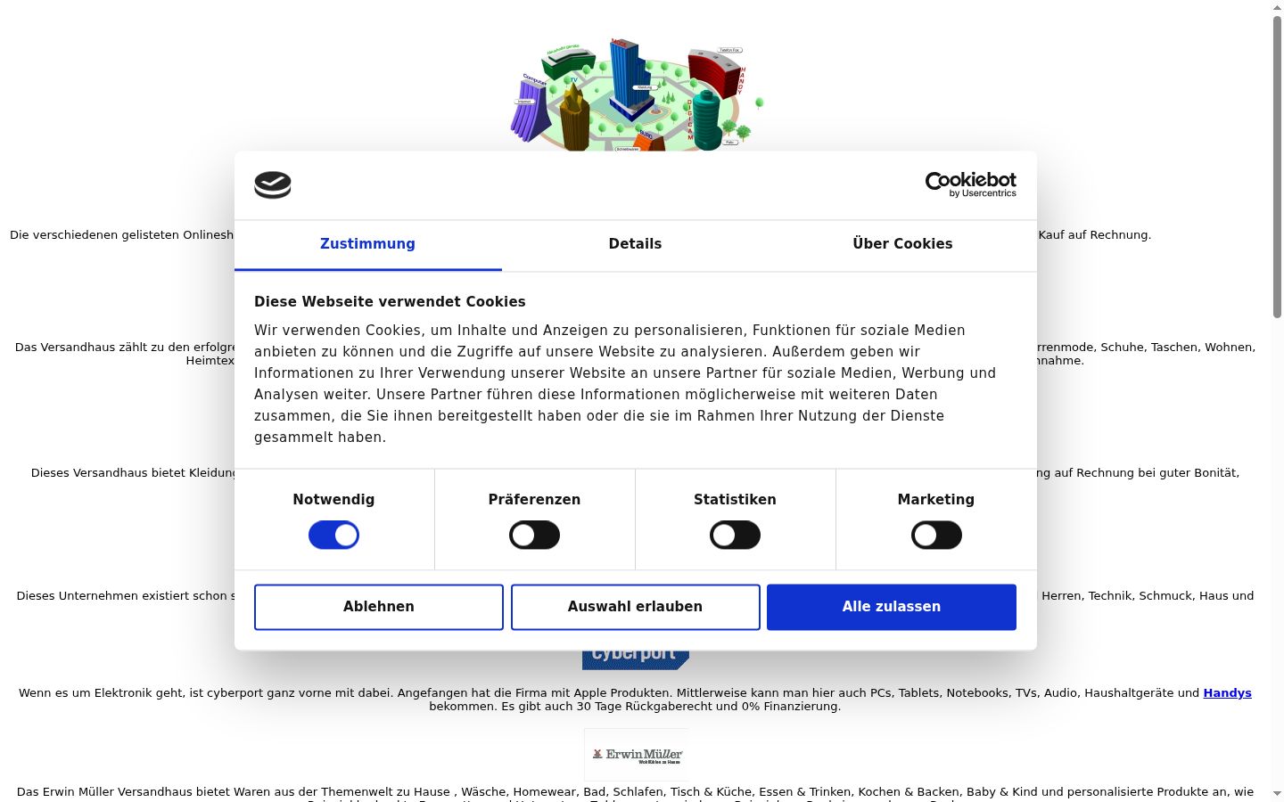 Snímka obrazovky banera súhlasu zobrazeného pred akoukoľvek interakciou