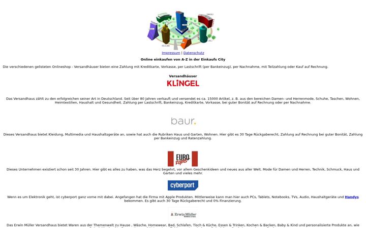 Screenshot stránky einkaufs-city.net