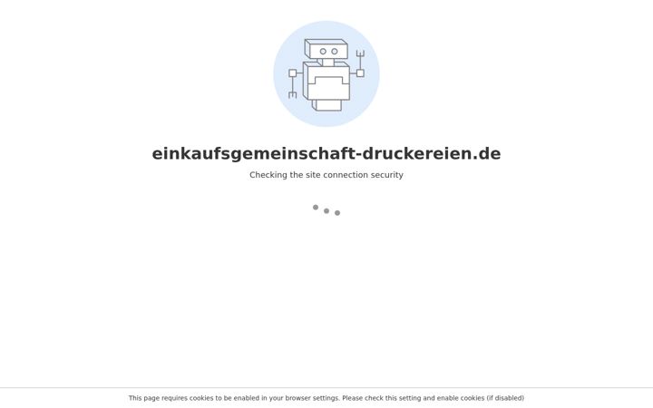 Screenshot of einkaufsgemeinschaft-druckereien.de