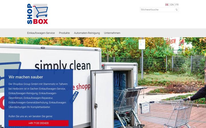 Screenshot of einkaufswagenprofi.de