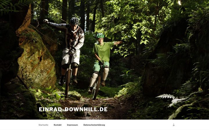 Screenshot of einrad-downhill.de