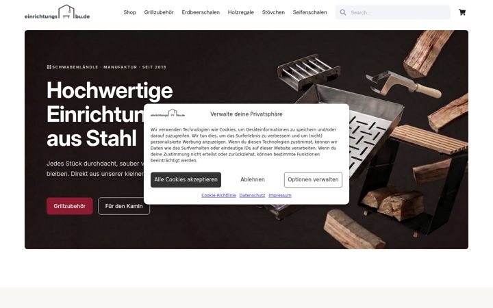 Snímek obrazovky einrichtungsbu.de