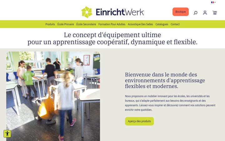 Screenshot di einrichtwerk.fr