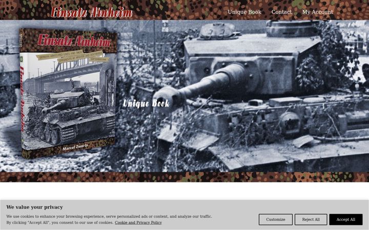 Screenshot of einsatz-arnheim.com