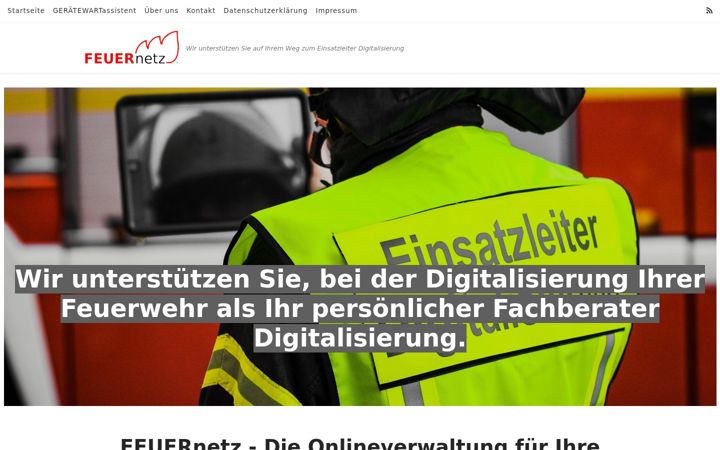 Snímek obrazovky einsatzleiterdigitalisierung.de