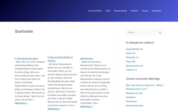 Screenshot of einschlaf-ratgeber.de