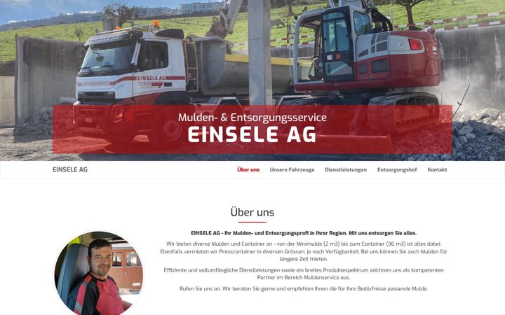 Screenshot of einseleag.ch