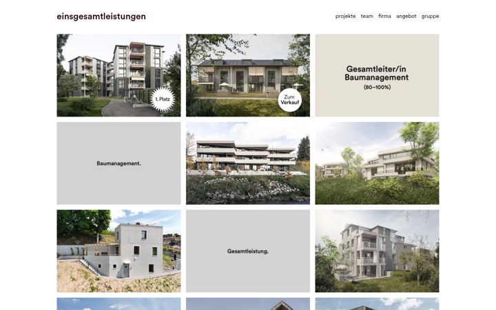 Screenshot of einsgesamtleistungen.ch