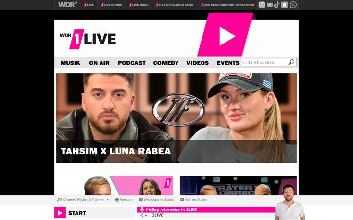Screenshot of einslive.de