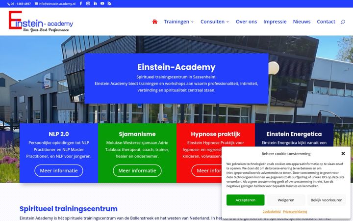 Screenshot of einstein-academy.nl