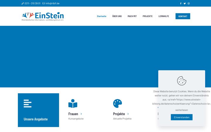 Screenshot of einstein-bildung.de