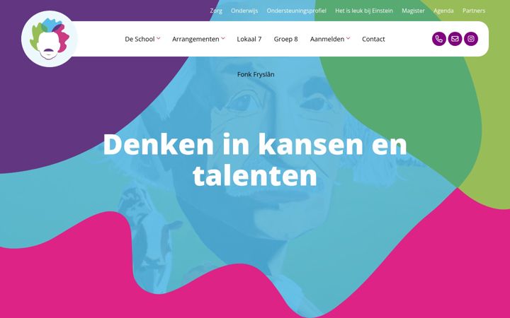 Captura de pantalla de einsteinclass.nl
