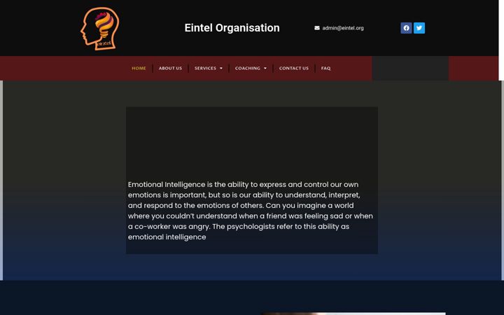 Snímek obrazovky eintel.org