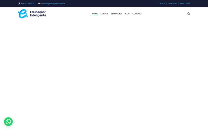 Skærmbillede af einteligente.com.br