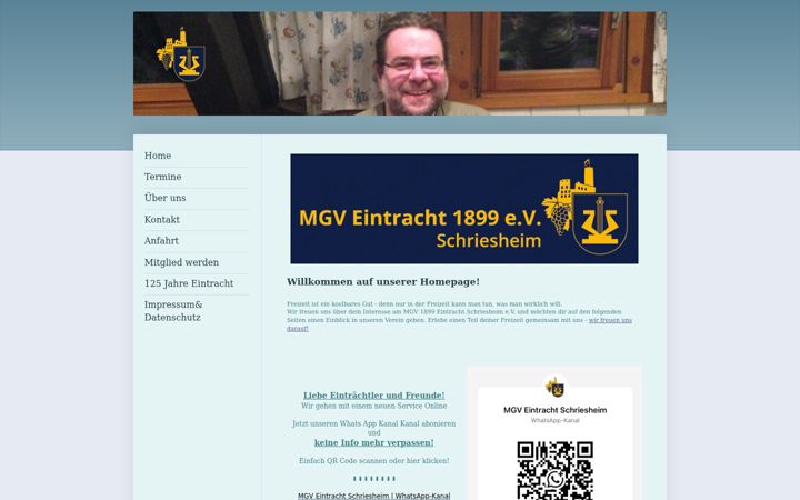 Skjermbilde av eintracht-schriesheim.de