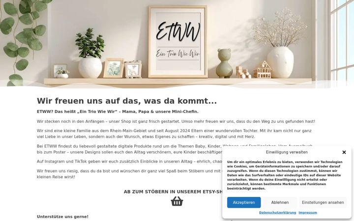 Screenshot of eintriowiewir.de