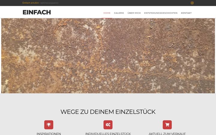 Skjámynd af einzelstueckfabrik.de