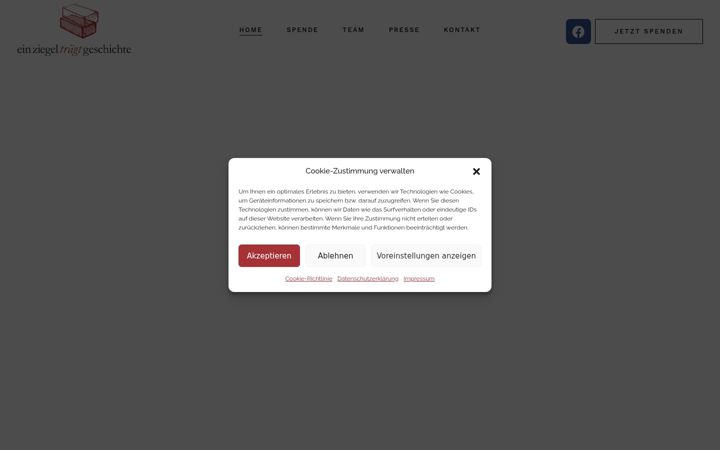 Screenshot of einziegeltraegtgeschichte.com