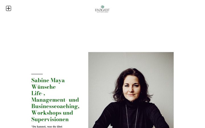 Screenshot of einzigkeit.de
