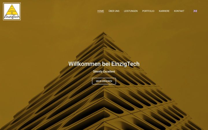Screenshot of einzigtech.com
