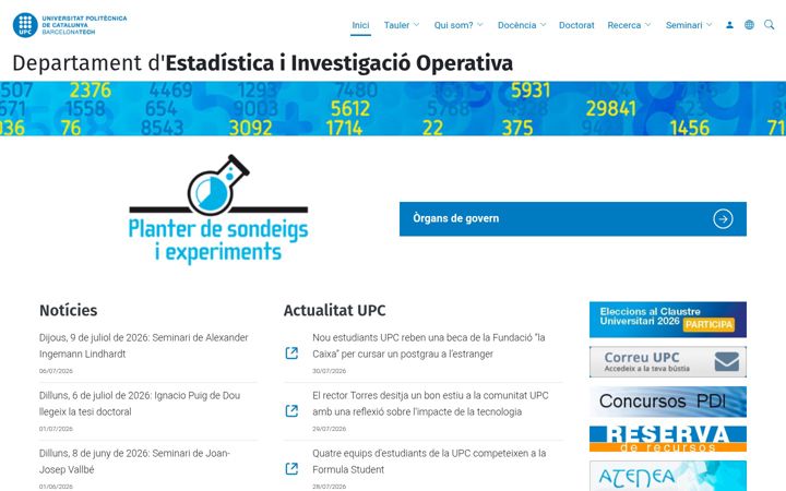 Screenshot of eio.upc.edu