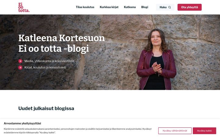 Snímek obrazovky eioototta.fi