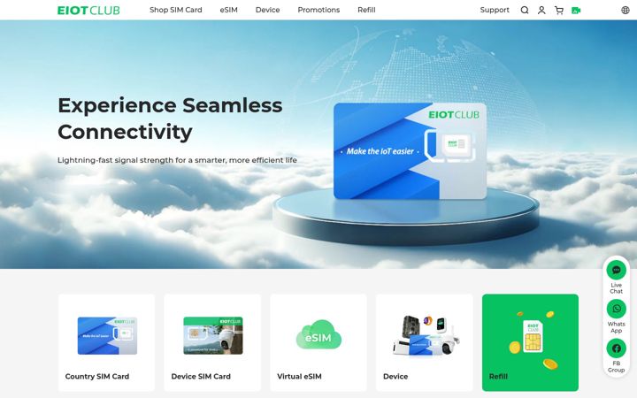 Screenshot of eiotclub.com