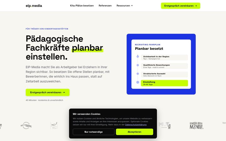Screenshot von eip-media.de