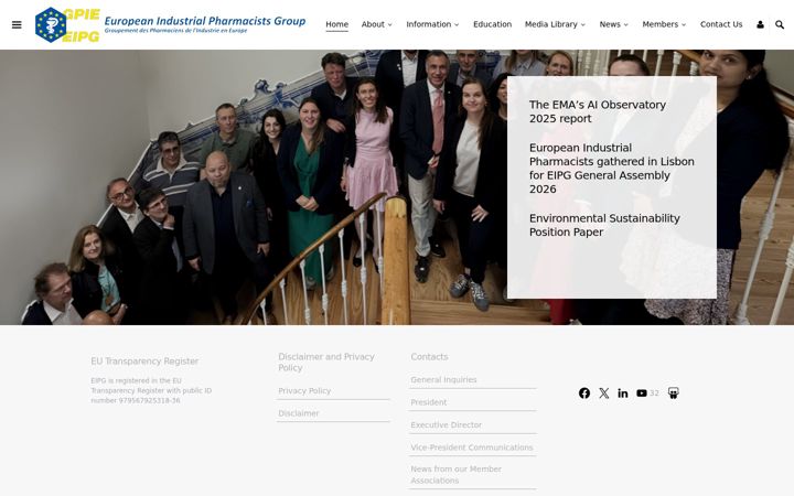 Screenshot of eipg.eu
