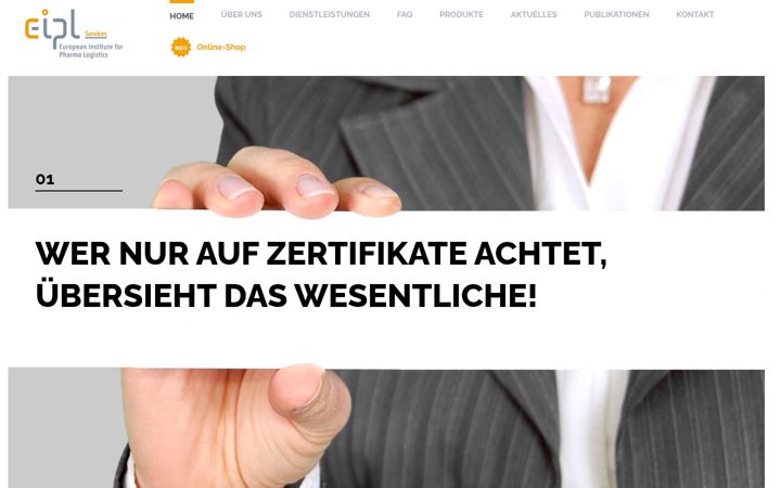 Screenshot of eipl-institute.eu