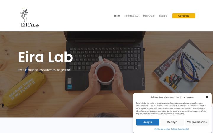 Screenshot of eiralab.com