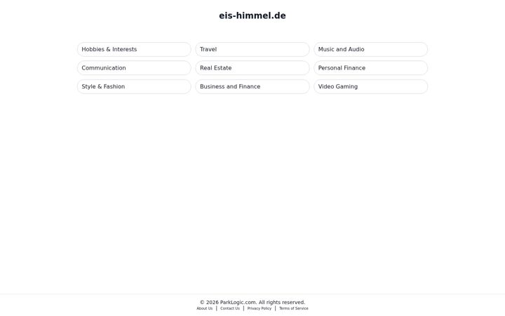 Snimka zaslona za eis-himmel.de