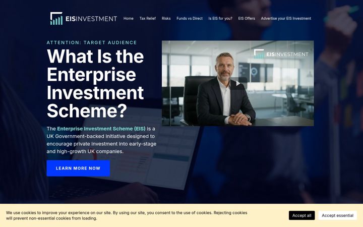 Screenshot of eis-investment.com