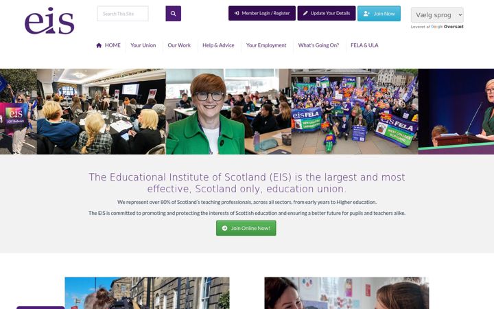Screenshot του eis.org.uk
