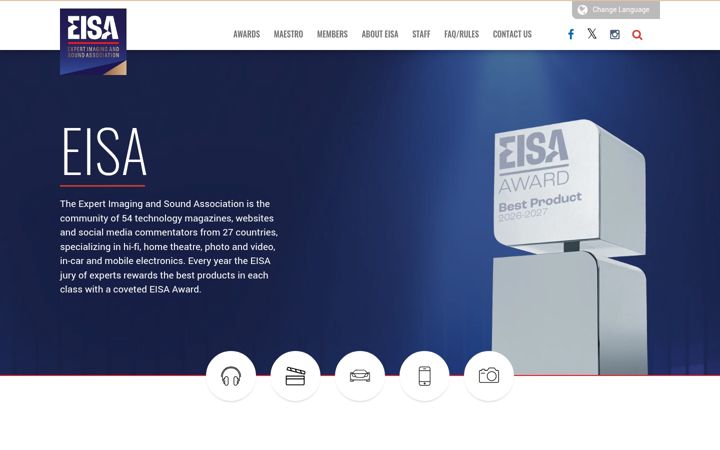 Screenshot of eisa.eu