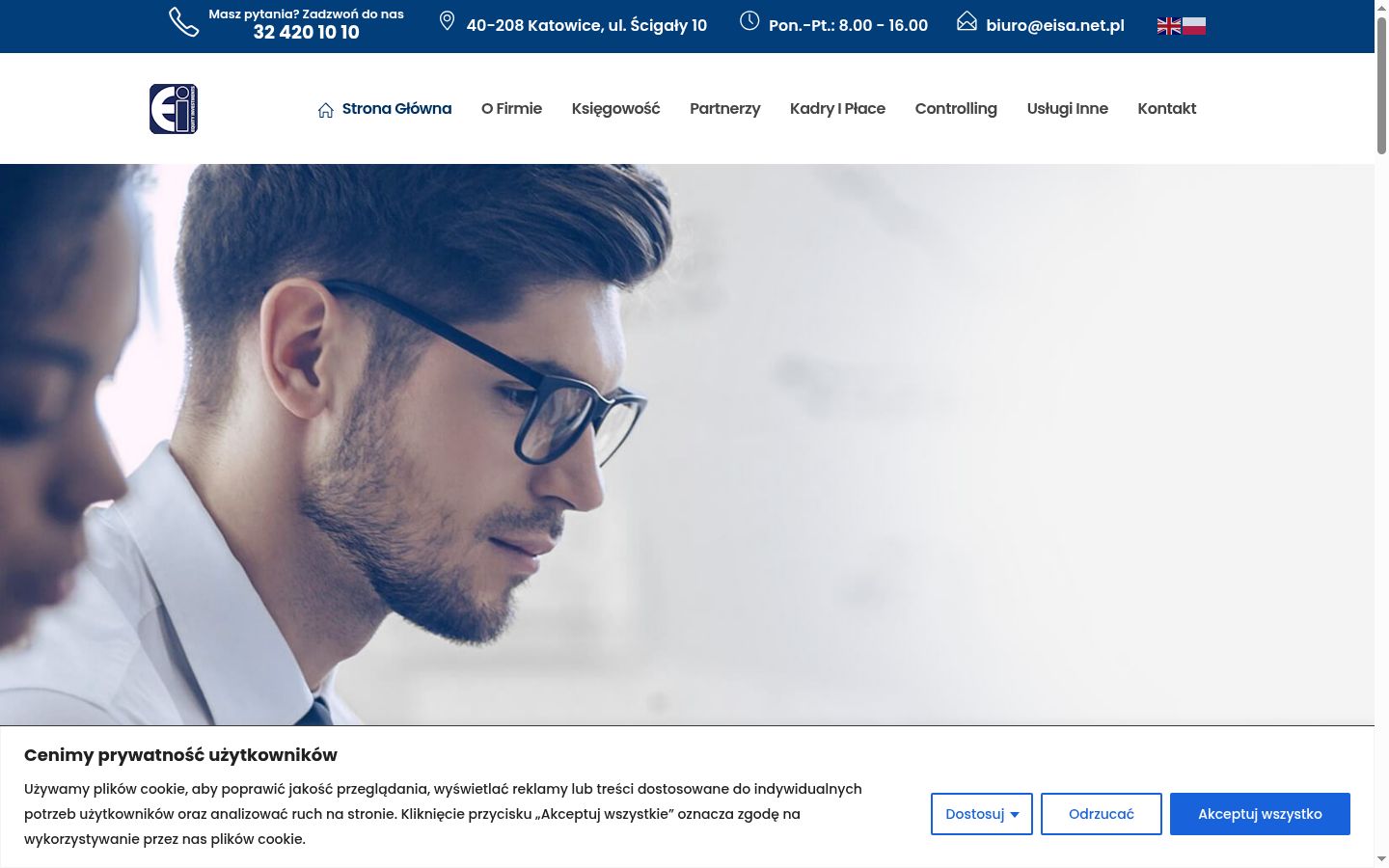 Screenshot tal-banner tal-kunsens muri qabel kwalunkwe interazzjoni