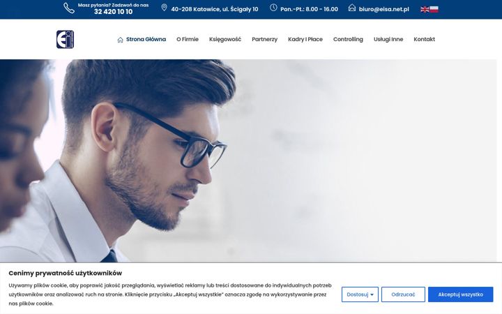 Screenshot ta' eisa.net.pl