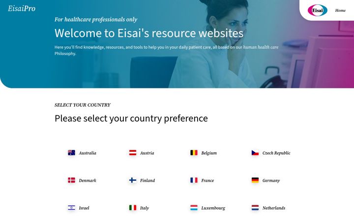 Screenshot of eisaipro.eu