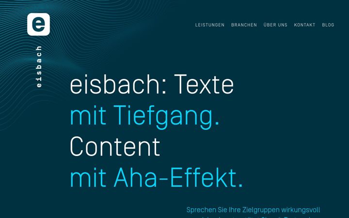 Snímek obrazovky eisbach-text.de