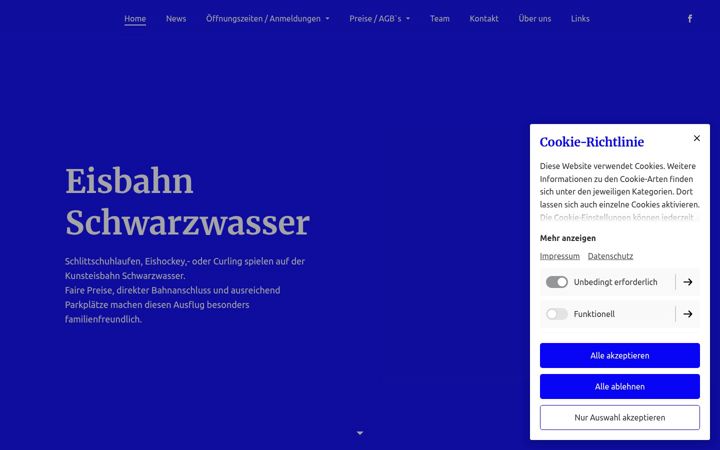 Screenshot von eisbahn-schwarzwasser.ch