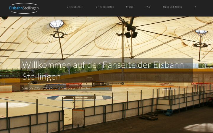 Snímek obrazovky eisbahn-stellingen.de