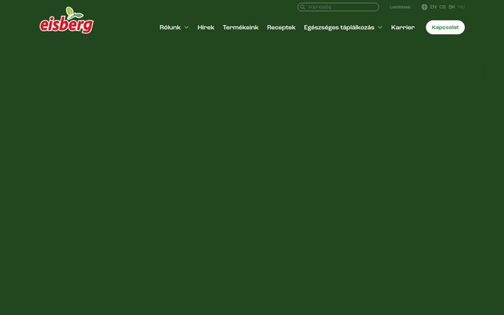 Screenshot of eisberg.hu