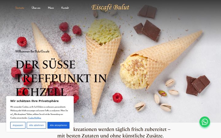Captura de pantalla de eiscafe-bulut.de