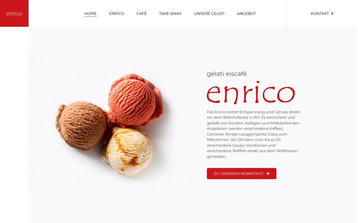Screenshot von eiscafe-enrico.ch
