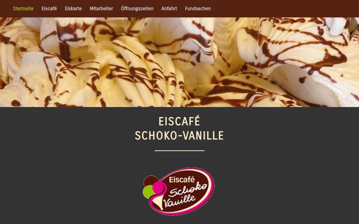 Skjámynd af eiscafe-schokovanille.de